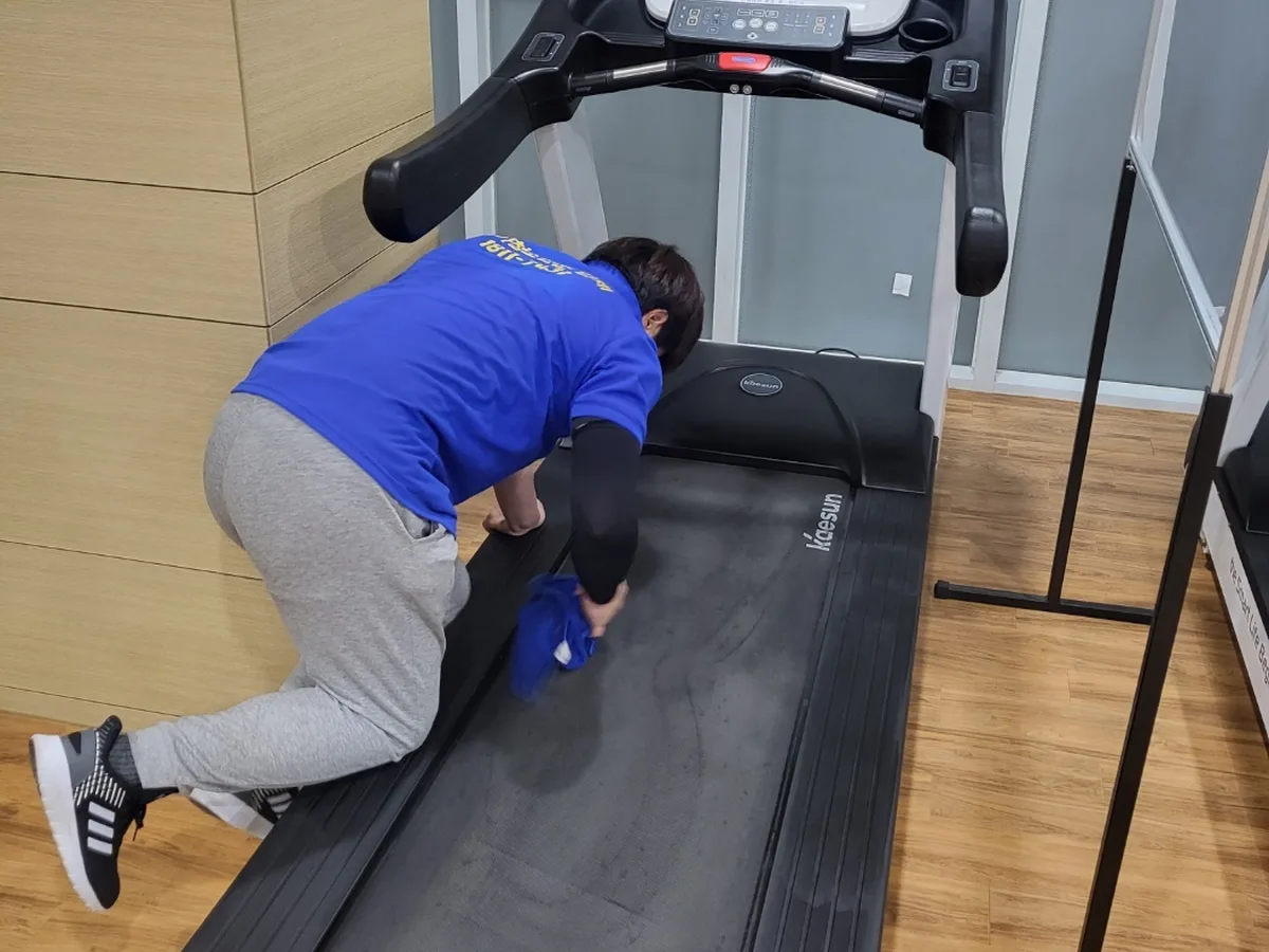 영종구 운남동 피트니스 라커 검사실 위생청소 사례 - 행진크린